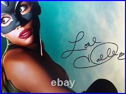 STUNNING HALLE BERRY in CATWOMAN Genuine signed 12x8 with coa SUPERB ITEM