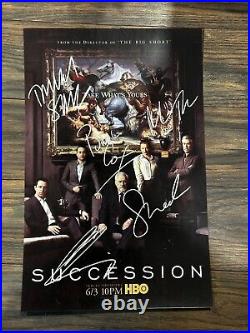 SUCCESSION POSTER 11x17 SIGNED & AUTHENTICATED with COA