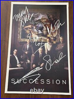 SUCCESSION POSTER 11x17 SIGNED & AUTHENTICATED with COA