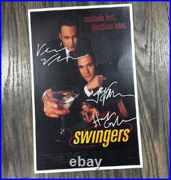 SWINGERS MOVIE POSTER 11x17 SIGNED & AUTHENTICATED with COA