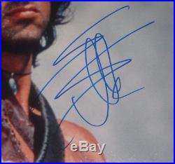 SYLVESTER STALLONE Signed 16 x 20 RAMBO PHOTO with PSA COA