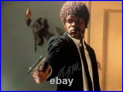 Samuel L Jackson Signed Pulp Fiction Photo With Photo Proof And Coa