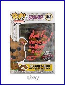 Scooby Doo Funko Pop #843 Signed by Neil Fanning 100% Authentic With COA