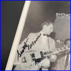 Scotty Moore HAND Signed Photo, Elvis Presley Guitarist with COA