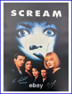 Scream A2 Poster Signed by Campbell, Lillard & Ulrich 100% Authentic With COA