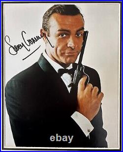 Sean Connery James Bond 007 Genuine Autograph Photo Display Very Rare With Coa