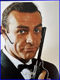 Sean Connery James Bond 007 Genuine Autograph Photo Display Very Rare With Coa