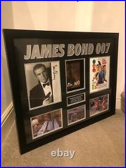 Sean Connery Signed Photo (COA) Display, With 1958 Dr No Book 1st Edition