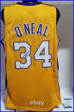 Shaquille O'neal Autographed/signed Custom Jersey With Beckett Coa (xl)