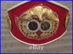 Signed Anthony Joshua Ibf Mini Boxing Belt With Coa And Photos Ltd Edition