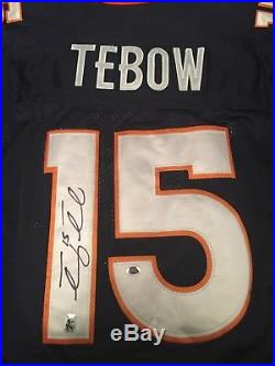 Signed Autographed TIM TEBOW DENVER BRONCOS Jersey With COA And Hologram