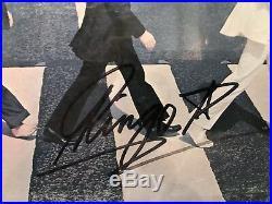 Signed Beatles Abbey Road In Frame With COA The Beatles