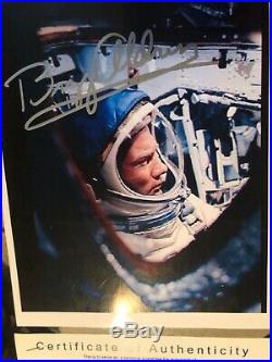 Signed Buzz Aldrin And John H Glenn 9 x 11 Photo With COA USA Astronaut NASA