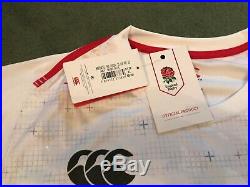 Signed England Rugby Shirt 2018/19 With COA Owen Farrell and others