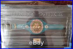 Signed Mike Tyson Wbc Mini Belt Framed With Coa Post Uk Only Due To Size