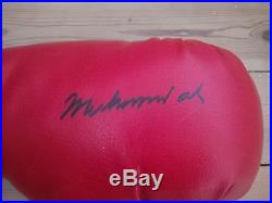 Signed Muhammad Ali Boxing Glove with COA AFTAL