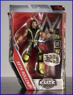 Signed Seth Rollins WWE Elite Action Figure 100% Authentic comes with COA
