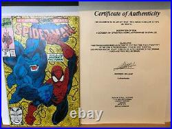 Signed Stan Lee Spiderman Comic with COA