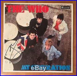 Signed The Who My Generation 12 Vinyl By Roger Daltrey &pete Townshend With Coa