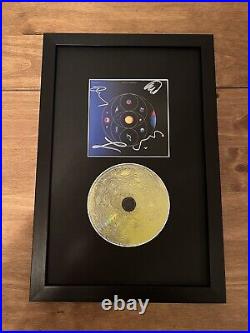 Signed/autographed Coldplay -music Of The Spheres Glass Framed CD With Coa
