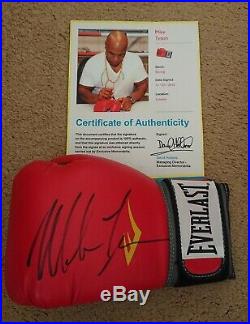 Signed mike tyson glove (with COA)