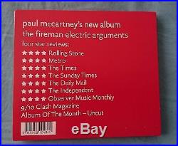 Sir Paul McCartney RARE signed CD'The Fireman' with AFTAL UACC COA