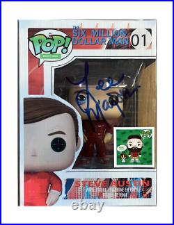 Six Million Dollar Man Funko Pop Signed by Lee Majors 100% Authentic With COA