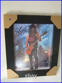 Slash Guns N' Roses Hand Signed Photograph (8x10) Framed With CoA