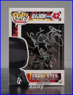 Snake Eyes Funko Pop Signed by Ray Park 100% Authentic With COA