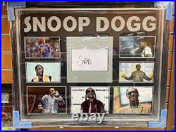 Snoop Doggy Dogg Signed Framed Picture Display With Coa