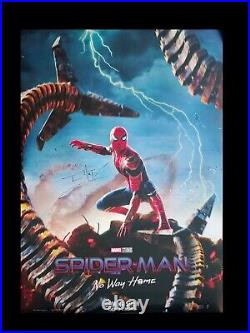 Spider Man Poster Tom Holland Signed 27x40 With OFFICIAL COA Authentication