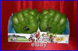 Stan Lee Hand Signed Hulk Hand Glove Fist With Hologram Coa Avengers