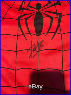 Stan Lee Hand Signed Spiderman Costume Outfit With Exact Photo Proof And Coa