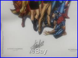 Stan Lee Signed Marvel 19x13 Poster AFTAL WITH OFFICIAL COA