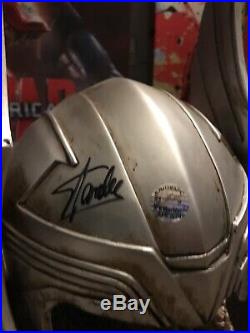 Stan Lee Signed Thor Replica Helmet 11 With Coa Excelsior Sticker