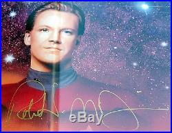 Star Trek Voyager Cast Autographed Poster With COA 24 x 32 Artist Signed