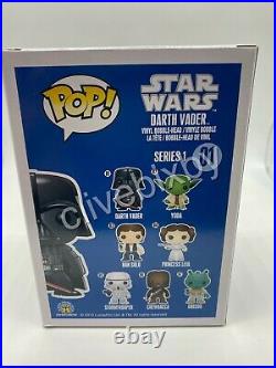 Star Wars Dave Prowse Hand Signed Darth Vader Funko Pop Star Wars #01 With Coa