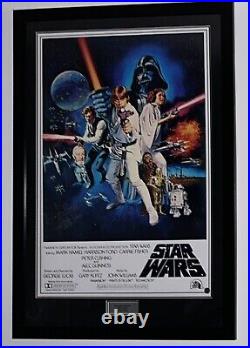 Star Wars Full Size Posters Signed And Framed With COA'S