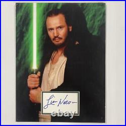 Star Wars Qui-Gon Jinn Liam Neeson Signature Backed with COA