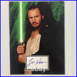 Star Wars Qui-Gon Jinn Liam Neeson Signature Backed with COA