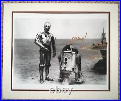 Star Wars Signed Kenny Baker As' R2-d2' 10x8, A Very Nice Piece With Coa