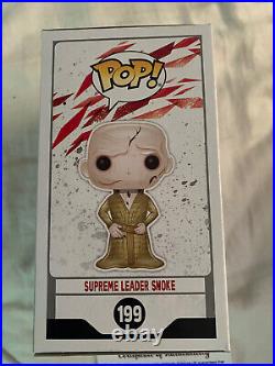 Star Wars Supreme Leader Snoke Funko Pop #199 Signed by Andy Serkis with COA
