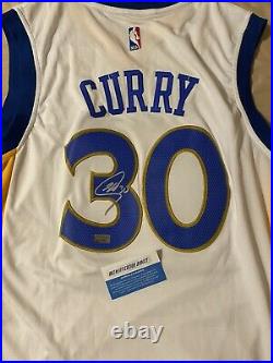 Stephen Steph Curry Signed Autographed Jersey With COA Warriors