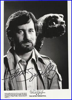 Steven Spielberg Signed Original 80s 10x8 Press Photo, With COA & LOA, ET, JAWS