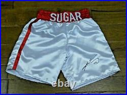 Sugar Ray Leonard HOF Boxer Signed Boxing Trunks with PSA/DNA COA