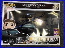 Supernatural Jensen Ackles Dean with Baby Funko Pop Autographed Signed COA #3