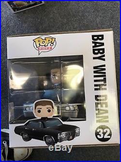 Supernatural Jensen Ackles Dean with Baby Funko Pop Autographed Signed COA #3