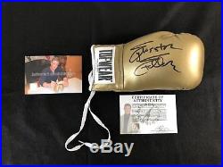 Sylvester Stallone Autographed Boxing Glove with COA and Picture Proof Rocky