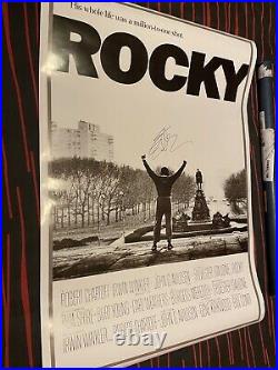 Sylvester Stallone Signed Rocky Poster With COA