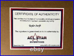 TAYLOR SWIFT Autographed Framed Signed DEBUT ALBUM Photo CD with COA